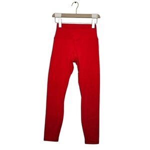 HeyNuts Yoga Pants Size Small Red Workout Leggings